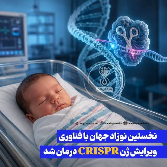 درمان ژنتیکی نوزادان با فنآوری کریسپر